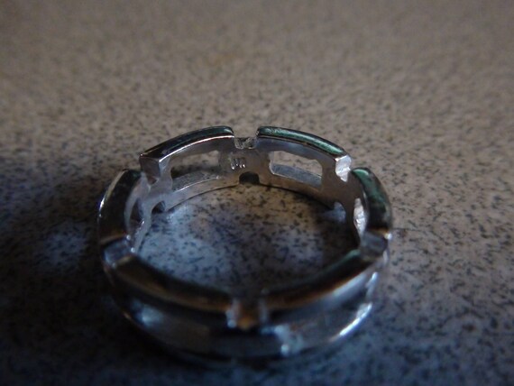 sterling box link ring - image 7