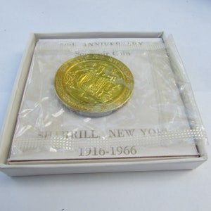 City of Sherrill NY Golden Anniversary Medal