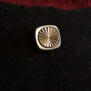 silver and gold tie tac  free shipping
