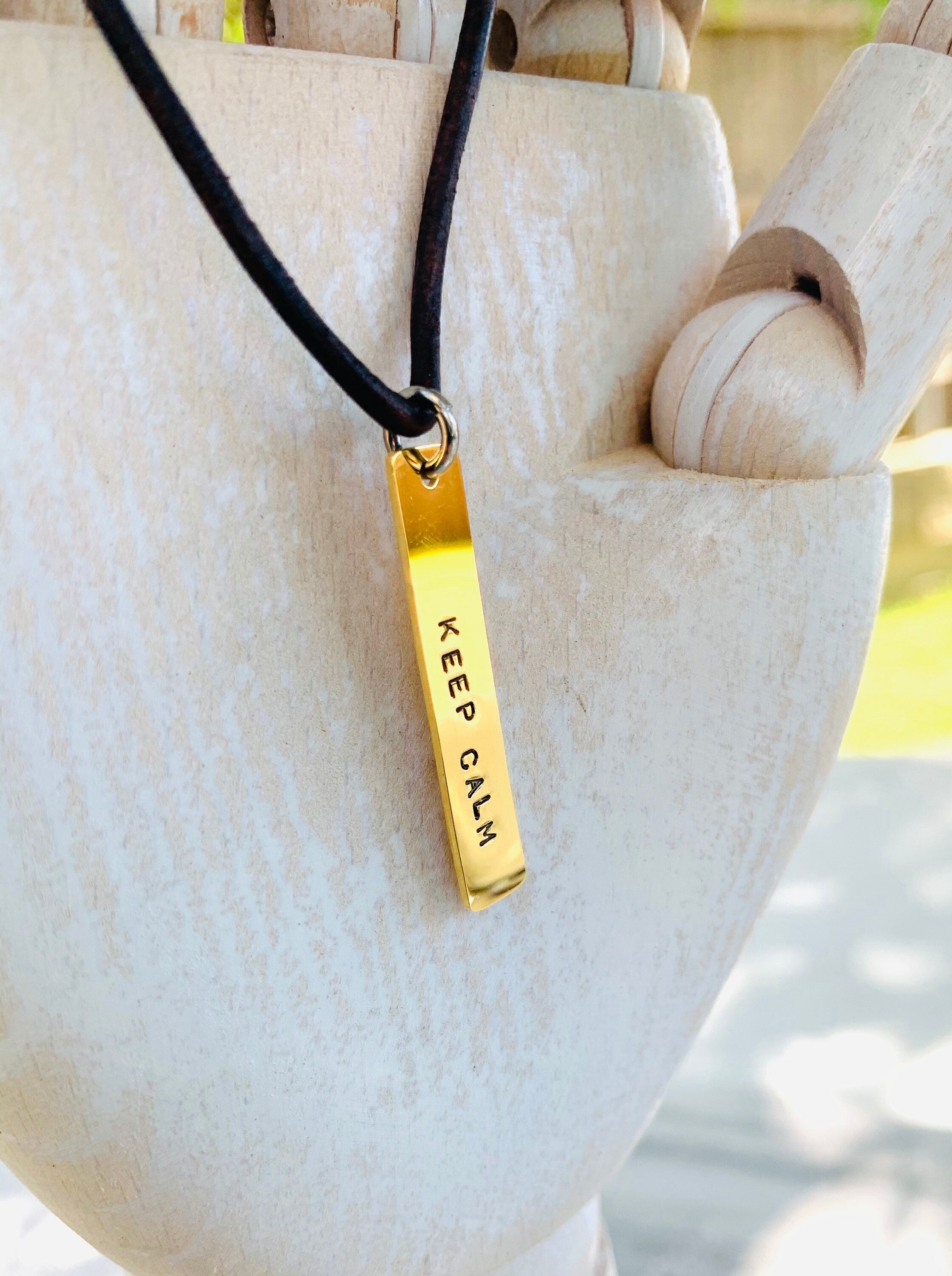 Inspirational necklace Etsy