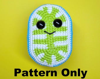 PATTERN ONLY: Mitochondria Crochet Pattern, Amigurumi, Science, ATP, Biology, Biochemistry, Plushy Plushie, dna, mitochondria function