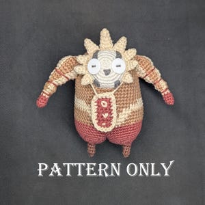 PATTERN ONLY: Esquie Crochet Pattern, expedition 33, DIY Plush Plushy Plushie, Amigurumi, Game Figurine