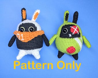 PATTERN ONLY: Eous Amillion Bangboo Crochet Pattern, Amigurumi, Plush Plushy Plushie