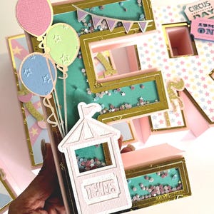 Carousel 3d Letters, Carnival 3d Letters, Carousel Party Decorations ...