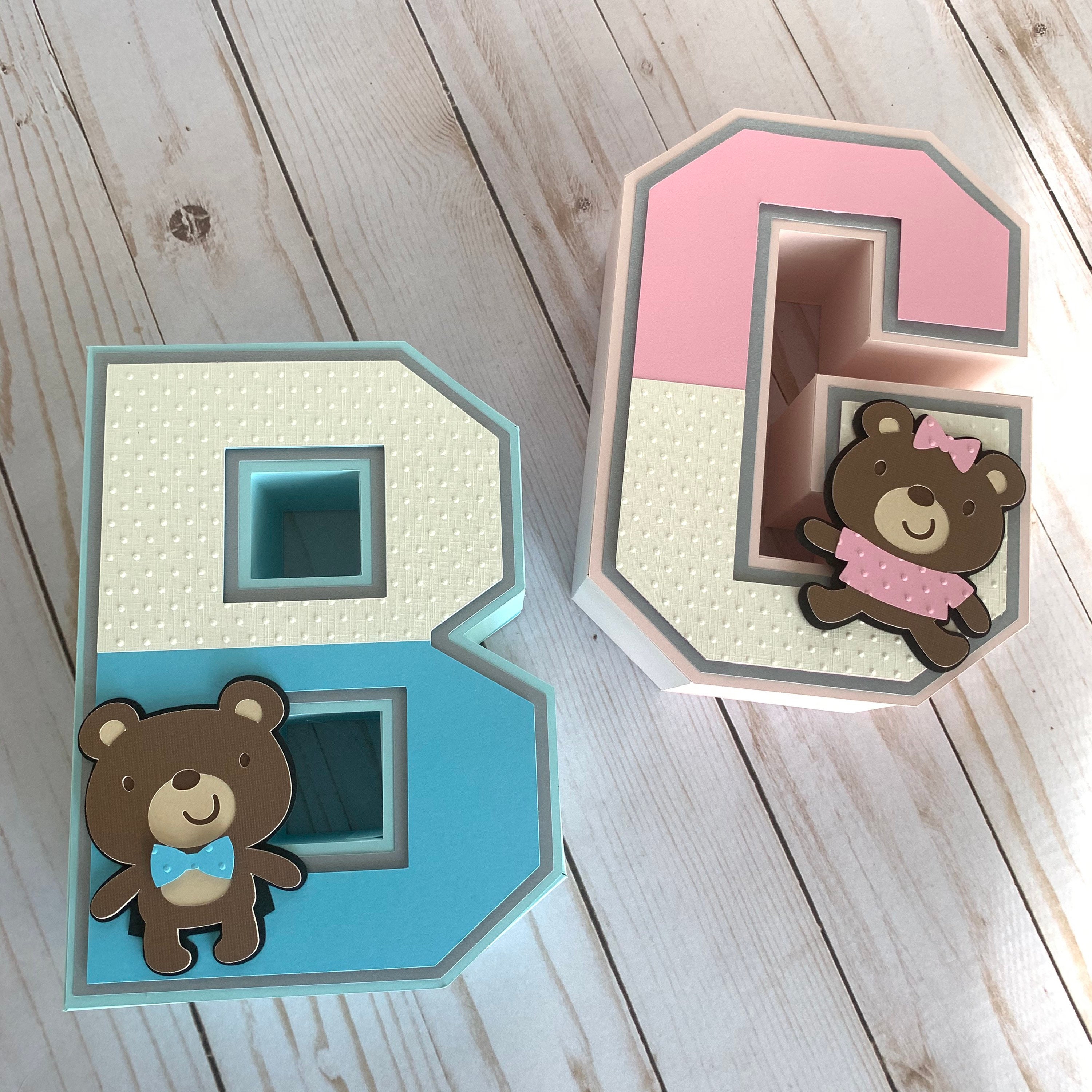 3D Letters Gender Reveal 3D Letters Boy and Girl 3D Letters | Etsy