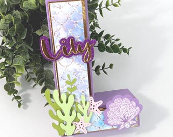 Mermaid 3D Letter: Under the Sea Party Decor