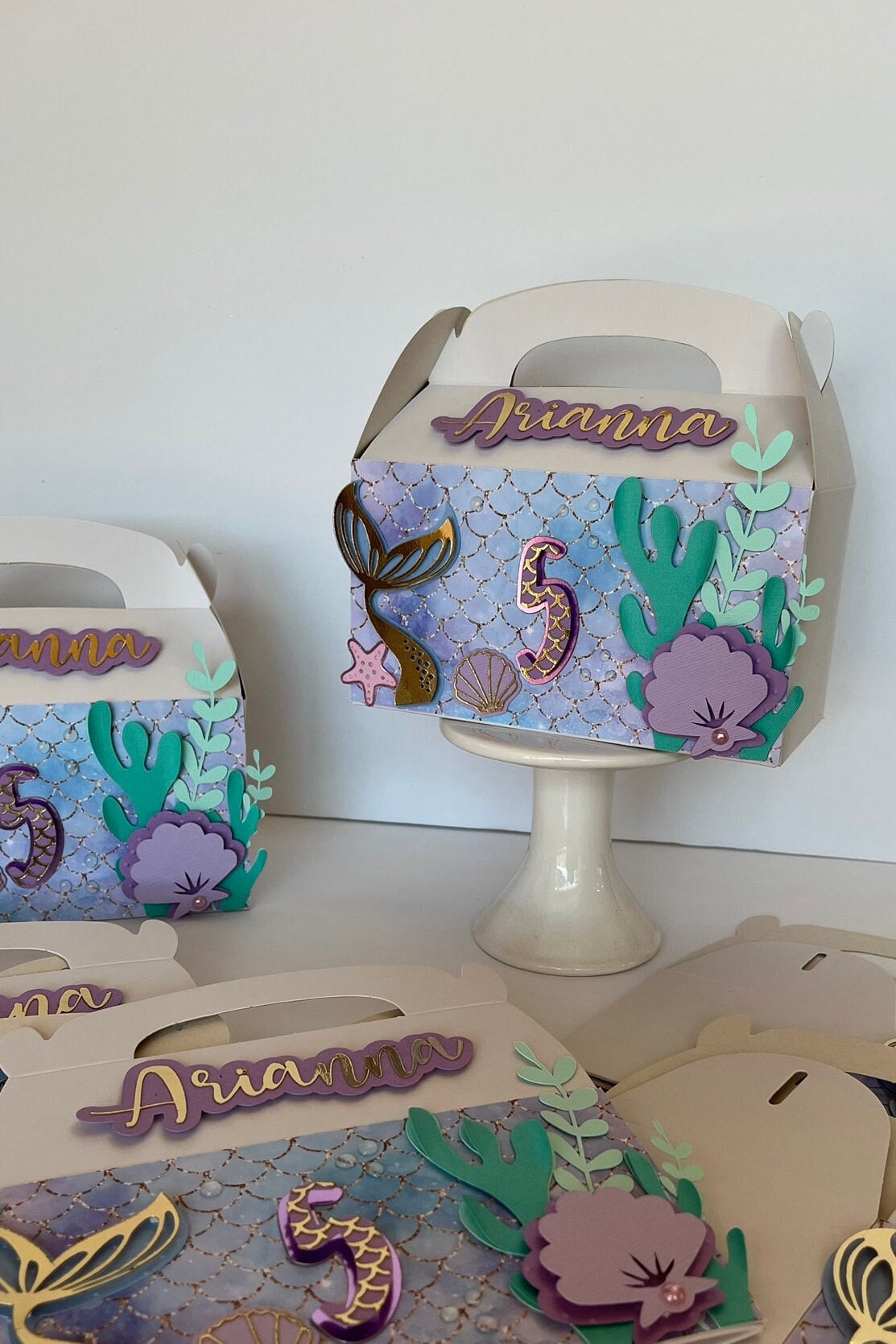 Mermaid Party Favor Box, Under the Sea Treat Box - Etsy