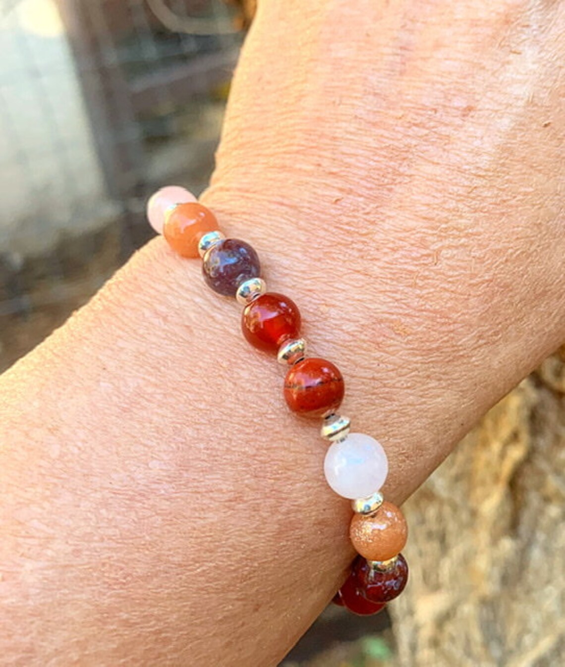 Stackable Red Gem Bracelet main image 1