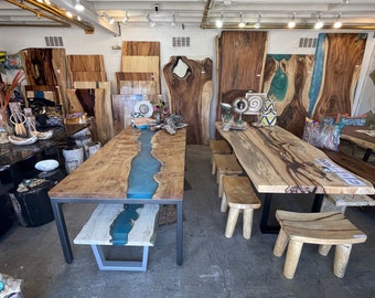 EXAMPLE Customizable Wood Resin Live Edge Tables This is an Advertisement