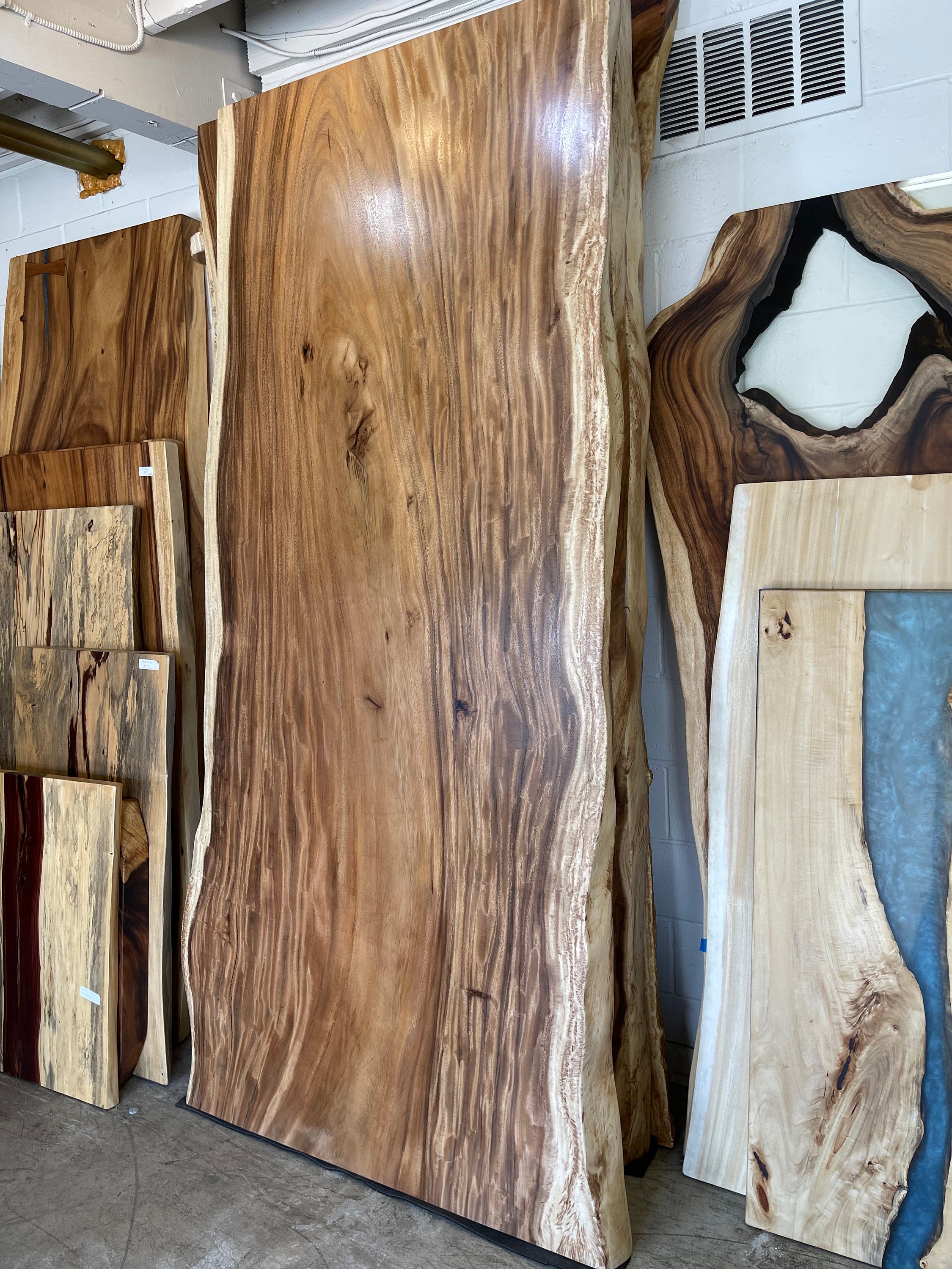 Classic Polyurethane Acacia Table Etsy