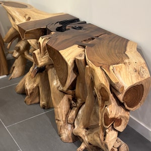 Reclaimed Rose Wood Console Sofa Table - Etsy