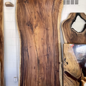 Solid 101” Custom Acacia Wood Slab Dining Table