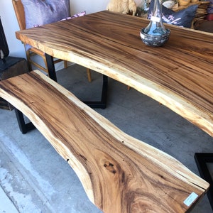 EXAMPLE - Live edge Acacia Dining table