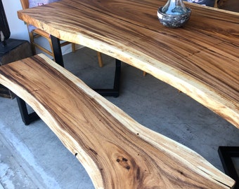 EXAMPLE - Live edge Acacia Dining table