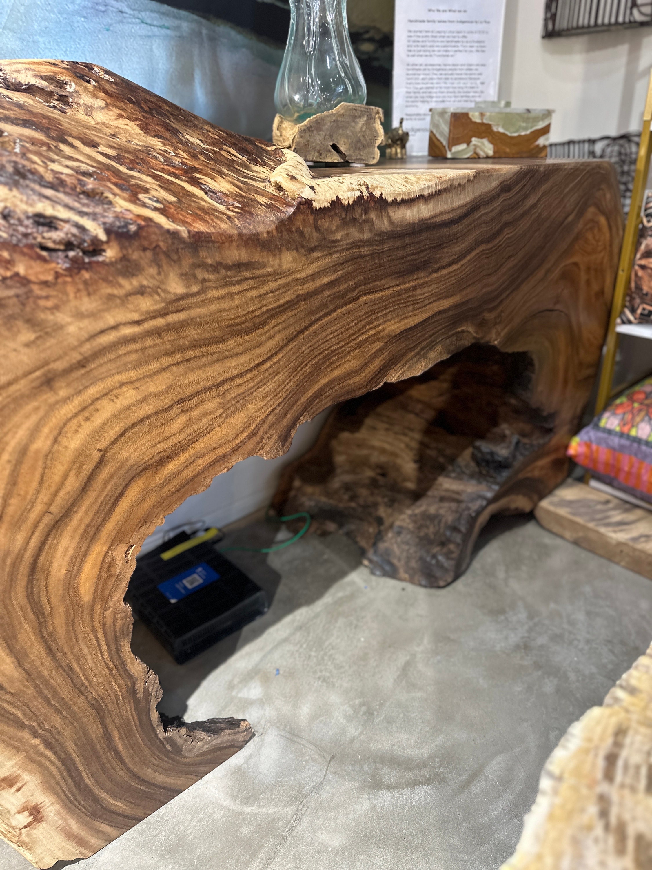 Wood Root Console - Acacia - Etsy