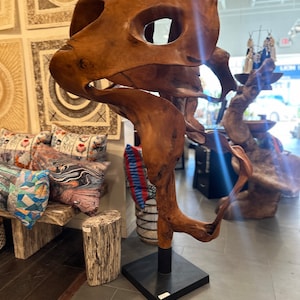 Large Teak Sculpture