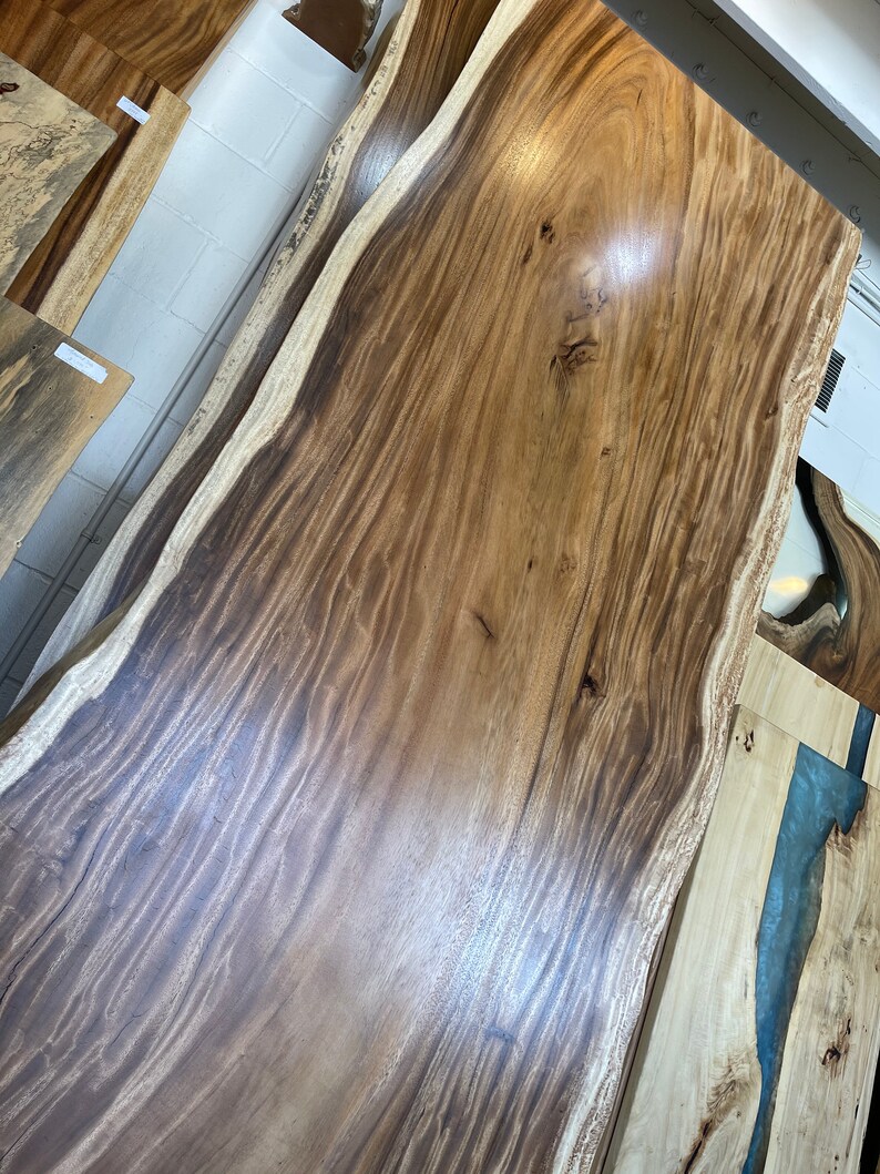 Classic Polyurethane Acacia Table Etsy