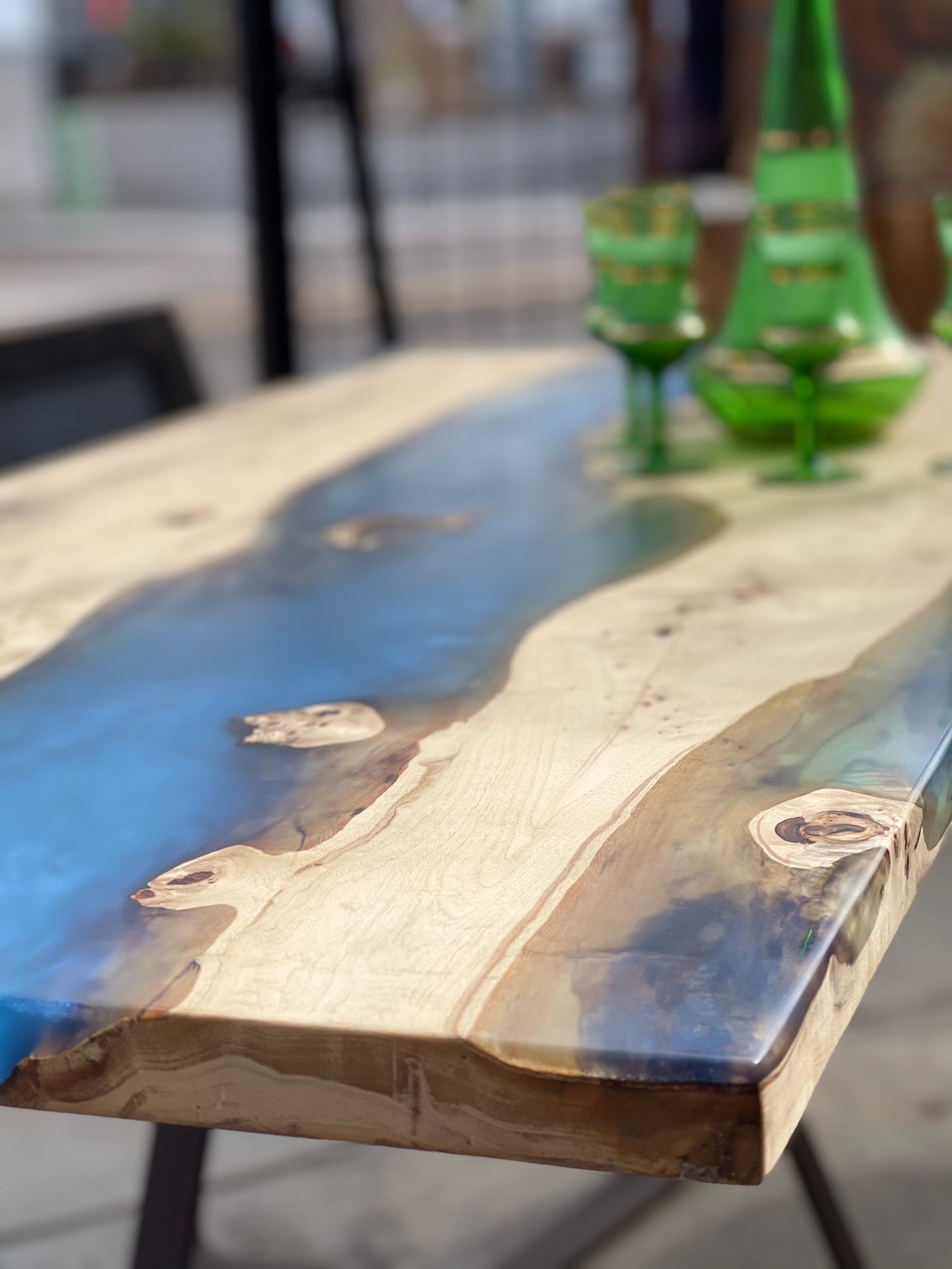 Custom Resin River Coffee Table Etsy