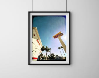 Vintage Pop Art  California Wall Art - In-N-Out Burger Retro Digital Download