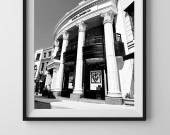 Dolce & Gabbana Beverly Hills Black and White Digital Photography | Luxury Fashion Store Wall Art | Instant Download