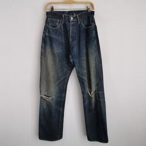 Denime Jeans Vintage 90s Denime Selvedge Denim Jeans Made in Japan  