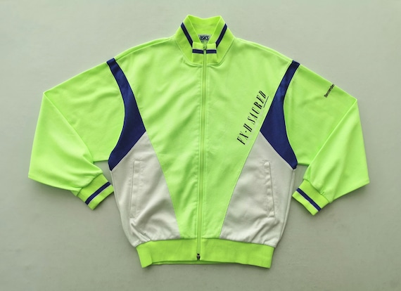 Asics Jacket Vintage 90s Asics Recorder Color Block Track Jacket