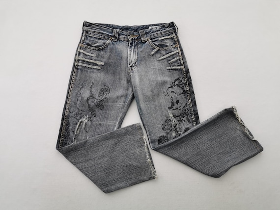 Semantic Design Jeans Size L Semantic Design Embr… - image 4