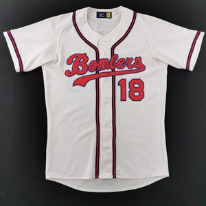 Mizuno Jersey Size Jaspo L Mizuno Bombers #18 Baseball Jersey