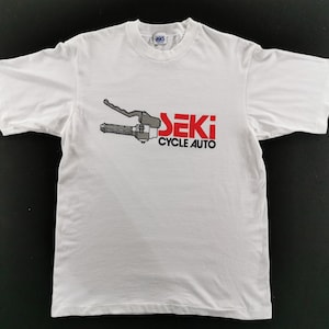 Asics Shirt Vintage Asics T Shirt Vintage Asics Made In Japan Seki Cycle Auto Tee T Shirt Size L