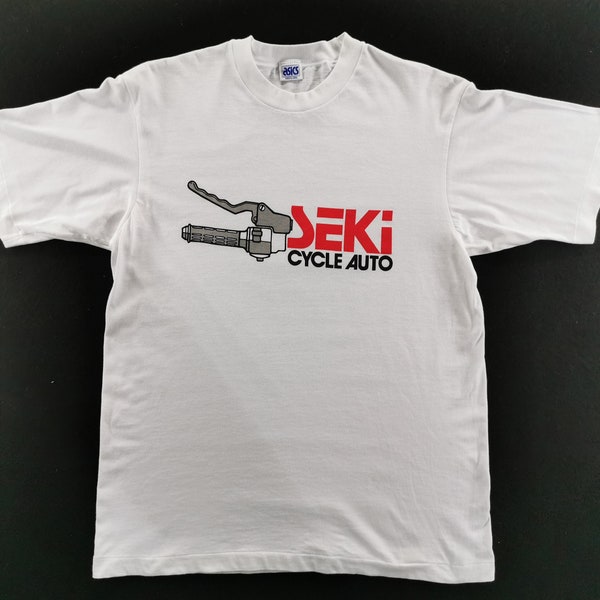 Asics Shirt Vintage Asics T Shirt Vintage Asics Made In Japan Seki Cycle Auto Tee T Shirt Size L