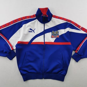 Puma Jacket Vintage Puma Multicolor Track Jacket Made In Japan Size L