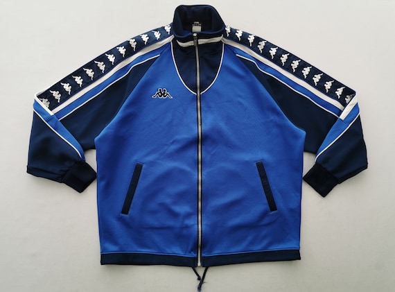 Kappa navy track jacket sale