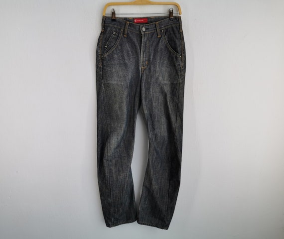 Edwin E Function Jeans Distressed Vintage Size 29… - image 3