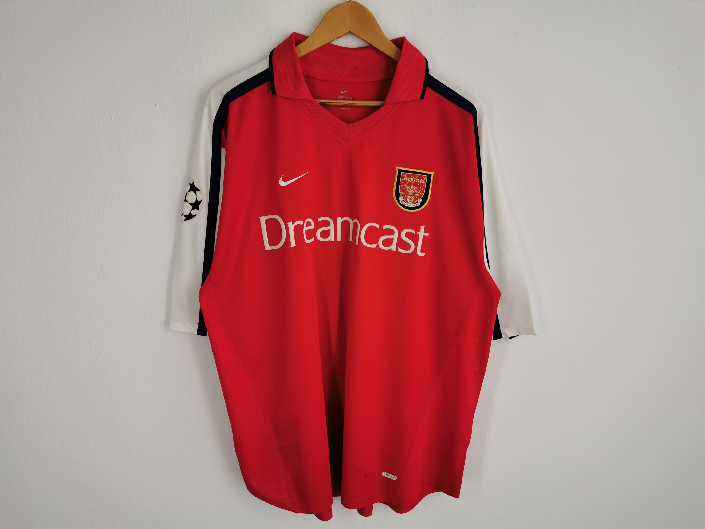 Arsenal Jersey Vintage Arsenal Pires #7 by Nike 00-02 Home
