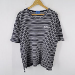Kenzo Shirt Vintage Kenzo T Shirt Vintage Kenzo Jeans Striped Tee T Shirt Size XL