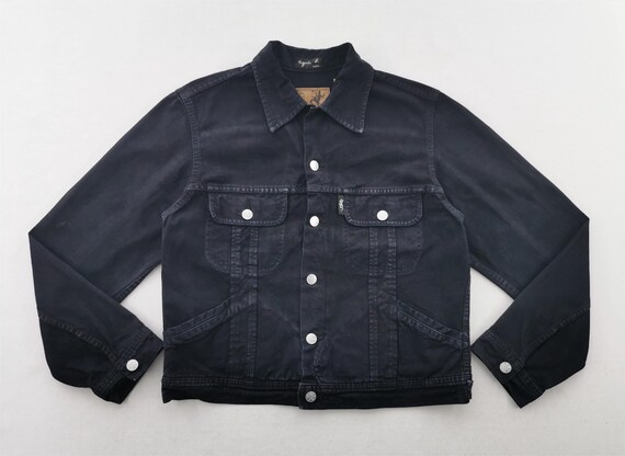 agnes b 90s vintage denim jacket archive