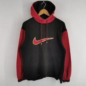 Nike Sweatshirt Vintage Nike Big Swoosh Pullover Hoodie Sweatshirt Size S