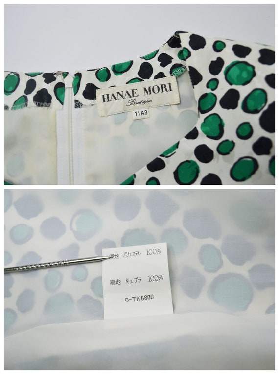 Hanae Mori Women Dress Vintage Hanae Mori Boutiqu… - image 7