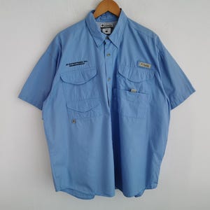 Columbia Shirt Vintage 90s Columbia Fishing Outdoors Button Shirt Size L