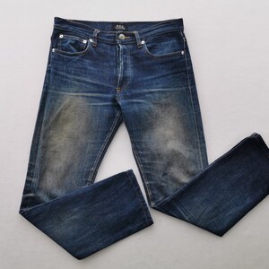 A.P.C. Distressed Jeans Vintage 90s Size 27 A.P.C. Selvedge Denim Jeans Made In Japan Womens Size 31