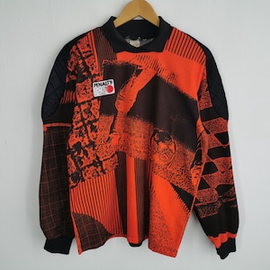 Penalty Shirt Vintage 90s Penalty Over Print Goalkeeper Jersey Shirt Made In Brazil Size M