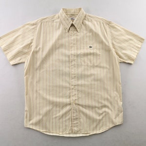 Lacoste Shirt Vintage Size 4 Lacoste Button Shirt Size L