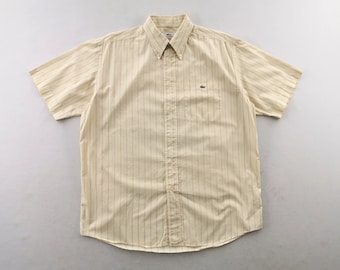 Lacoste Shirt Vintage Size 4 Lacoste Button Shirt Size L