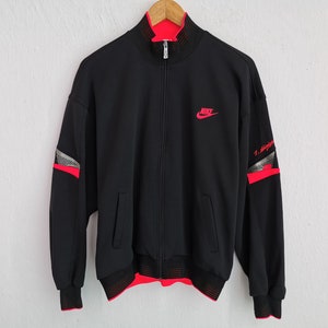 Nike Jacke Vintage Nike Trainingsjacke 90er Jahre Nike Color Block Top Trainingsjacke Size XL