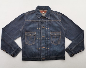 60s Wrangler vintage jacket サイズ42 Vintage 60s WRANGLER Denim Blue Jean Jacket Coat Western