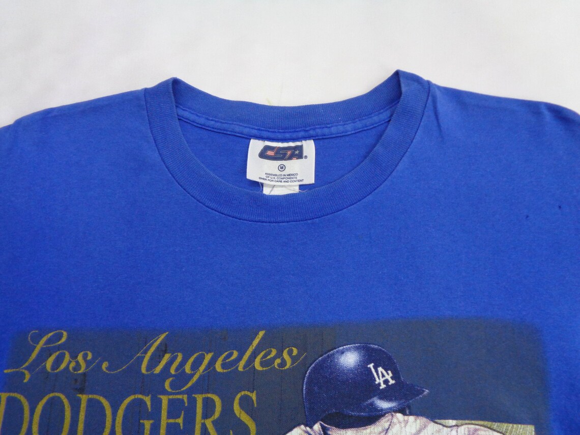 Dodgers Shirt Vintage LA Dodgers T Shirt 90s Los Angeles Etsy