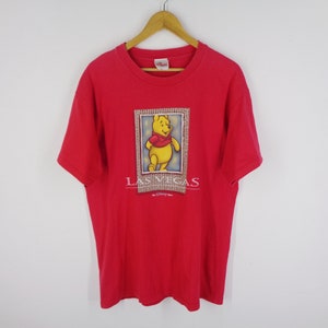 Camiseta de Winnie The Pooh, camiseta vintage de Winnie The Pooh, camiseta vintage de Winnie The Pooh de Las Vegas Disney Store, talla L
