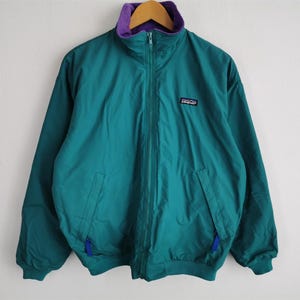 Patagonia Jacket Vintage 90s Patagonia Fleece Outdoor Jacket Made In USA Size M
