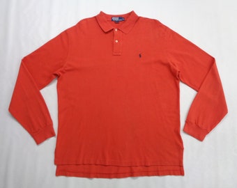 Polo Ralph Lauren Shirt Vintage Polo Ralph Lauren Polo Shirt 90s Polo Ralph Lauren Polo Shirt Size XL