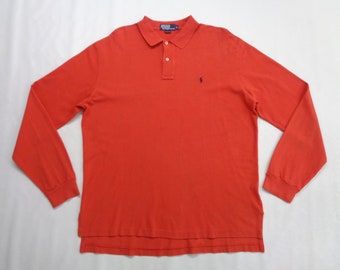 Polo Ralph Lauren Camisa Vintage Polo Ralph Lauren Polo Camisa 90s Polo Ralph Lauren Polo Camisa Tamaño XL